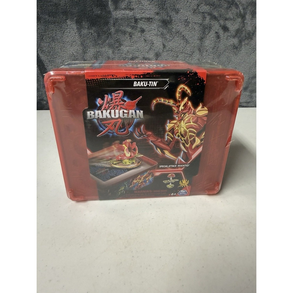 Bakugan Baku-tin with Special Attack Mantid, Customizable, Spinning Action